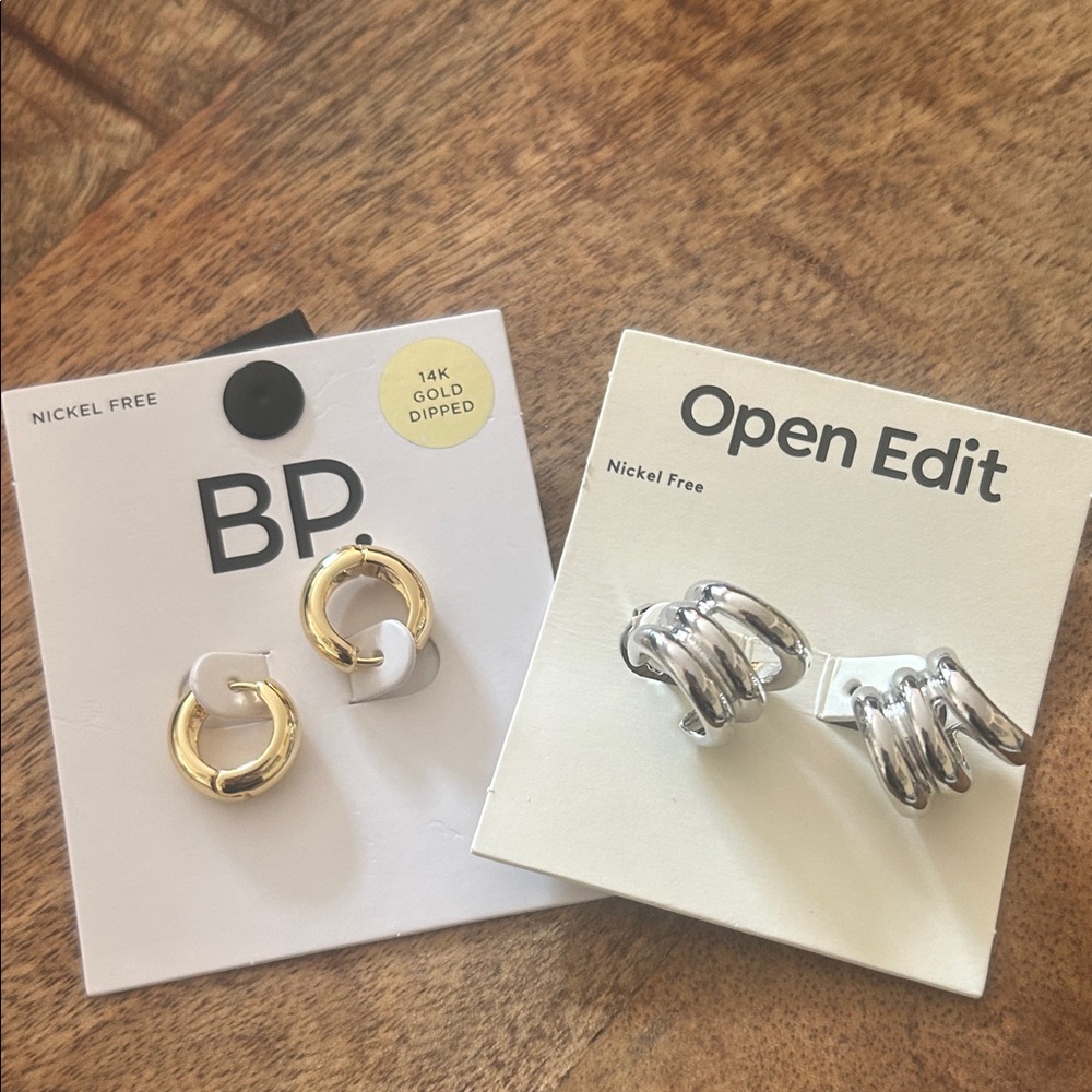 Bundled earrings (open edit and BP)